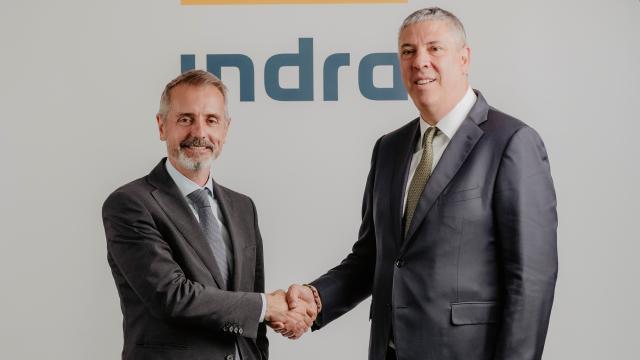 Marc Murtra y José Vicente de los Mozos, presidente y CEO de Indra respectivamente.