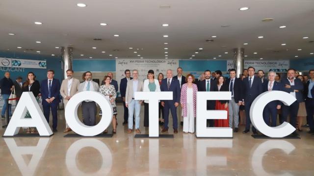Inauguración de la feria Aotec de 2023.
