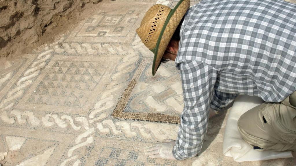 Imágenes de la Villa Romana de Saelices el Chico