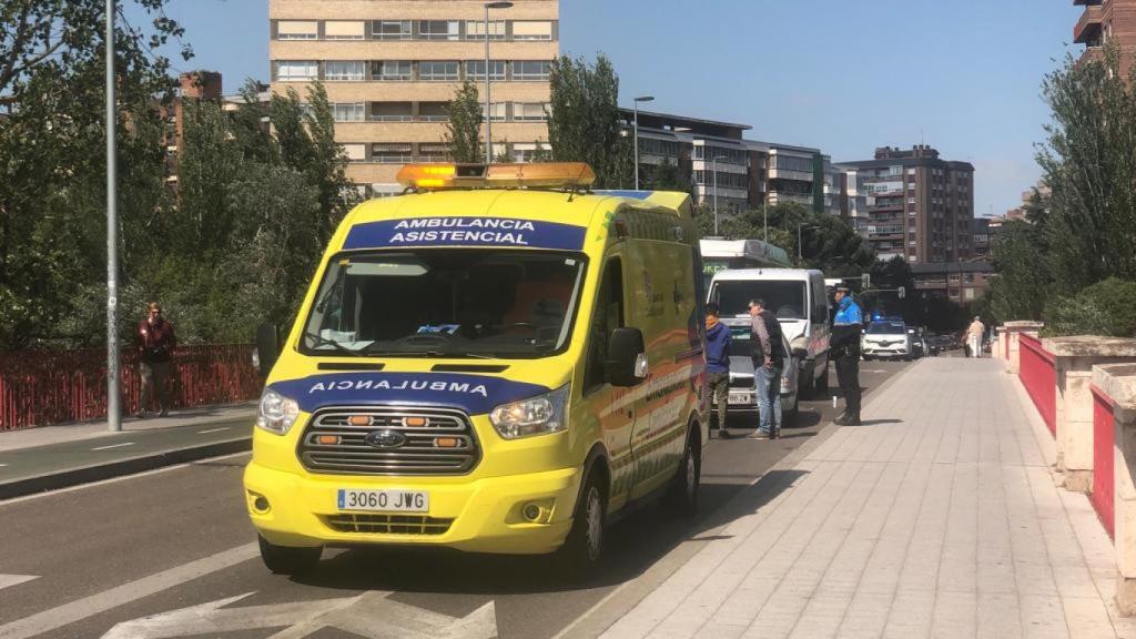 La ambulancia en el lugar