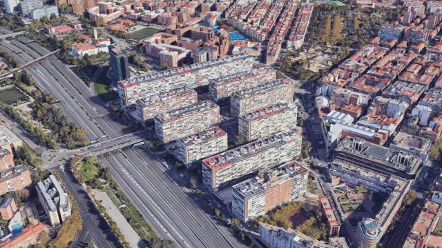 La Colmena, en el barrio de la Concepción, junto a la M-30.