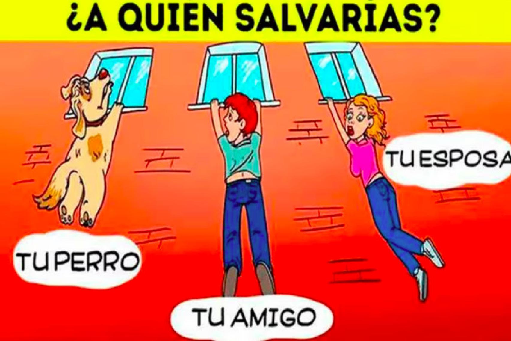 ¿A quién salvarías del peligro?