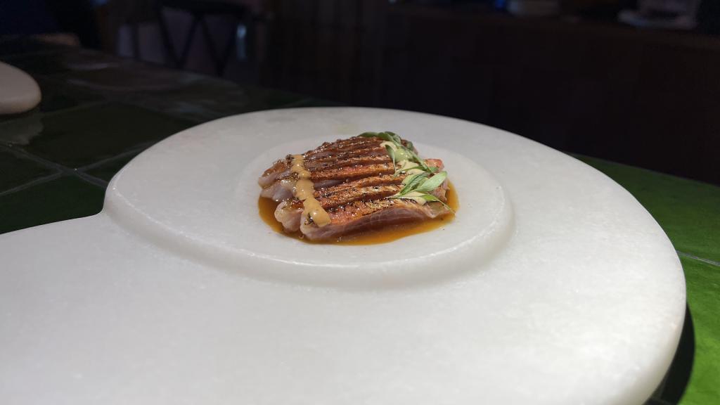 Tiradito de salmonete