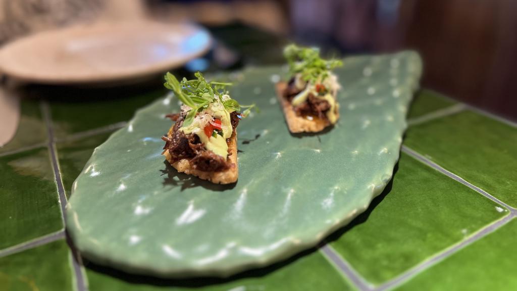 Arepitas con rabo de vaca