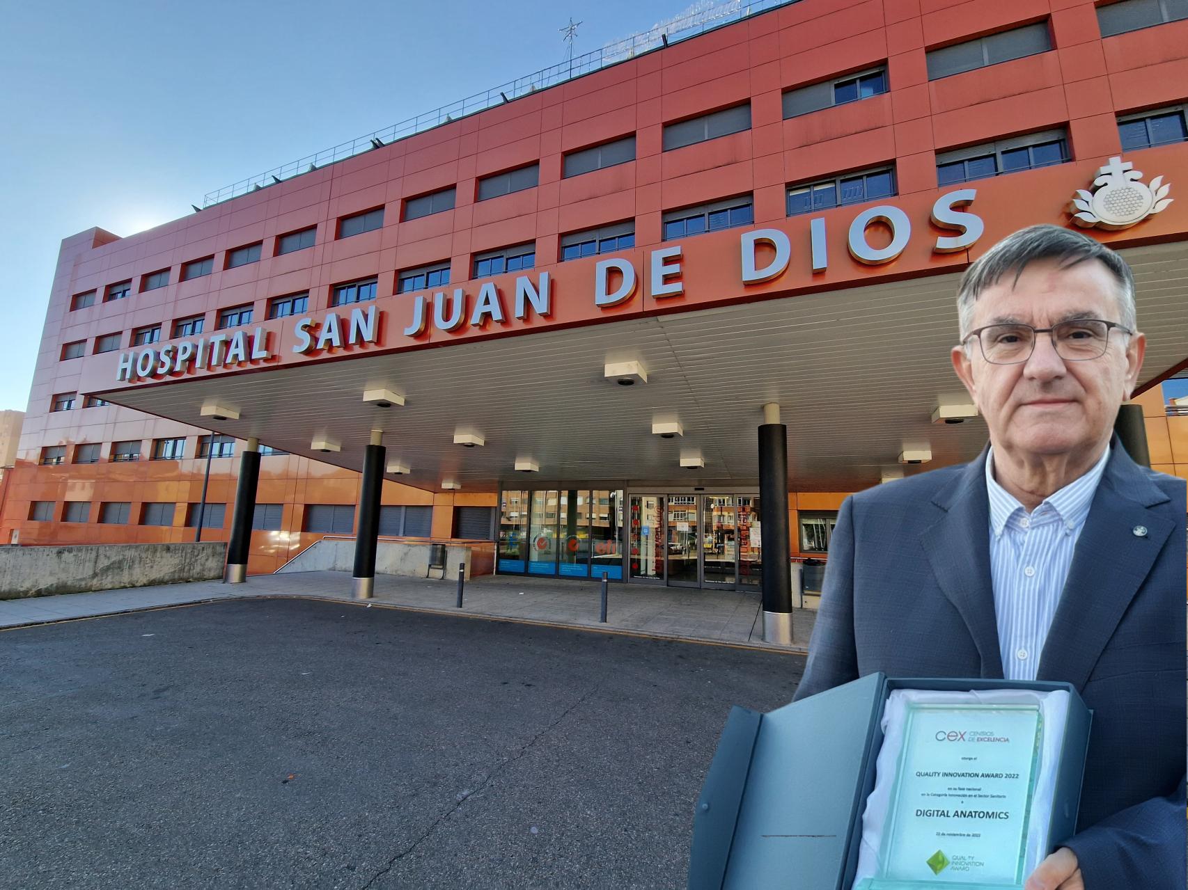 Antonio Luis Mostaza en el Hospital San Juan de Dios de León