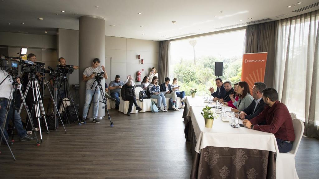 Momento de la rueda de prensa.