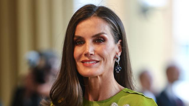 La reina Letizia en una fotografía tomada en Londres, el día previo a la coronación del rey Carlos III.