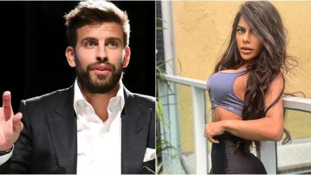 Gerard Piqué y la modelo brasileña Suzy Cortez