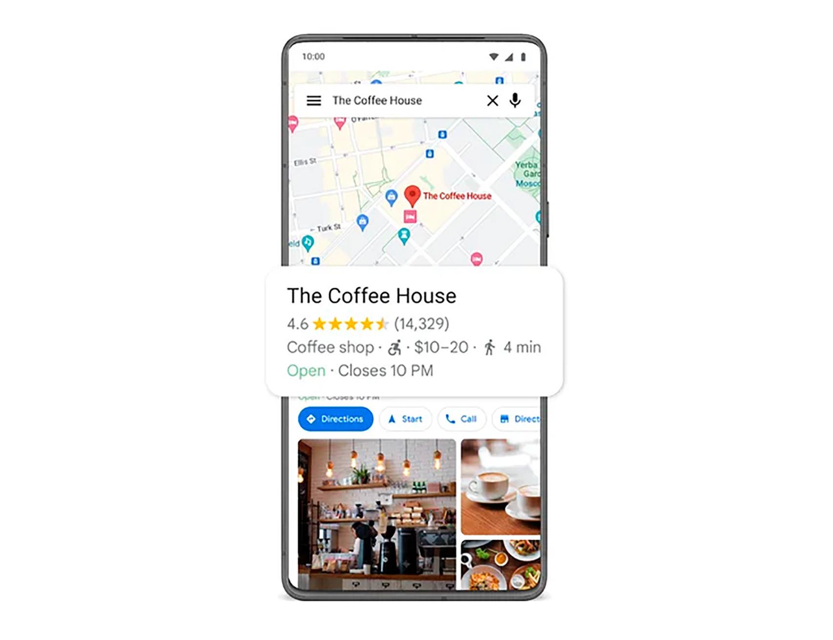 Icono que resalta la accesibilidad en Maps