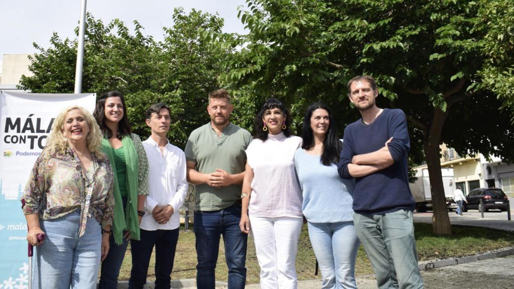 La candidatura de Toni Morillas en un acto de campaña.