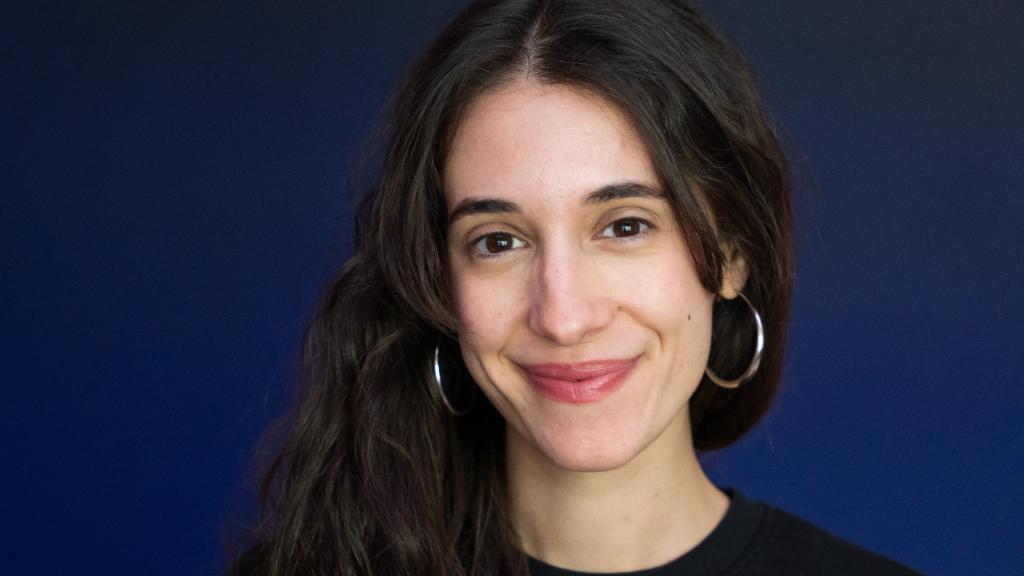 La poeta y actriz Alejandra Martínez de Miguel. Foto: Esteban Palazuelos