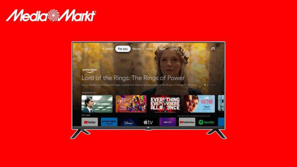 El televisor que vende Media Markt.