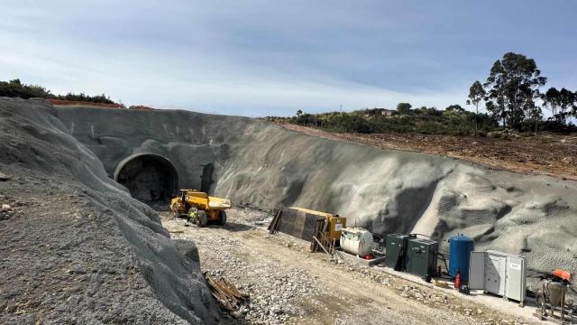 Obras de excavación del túnel 1