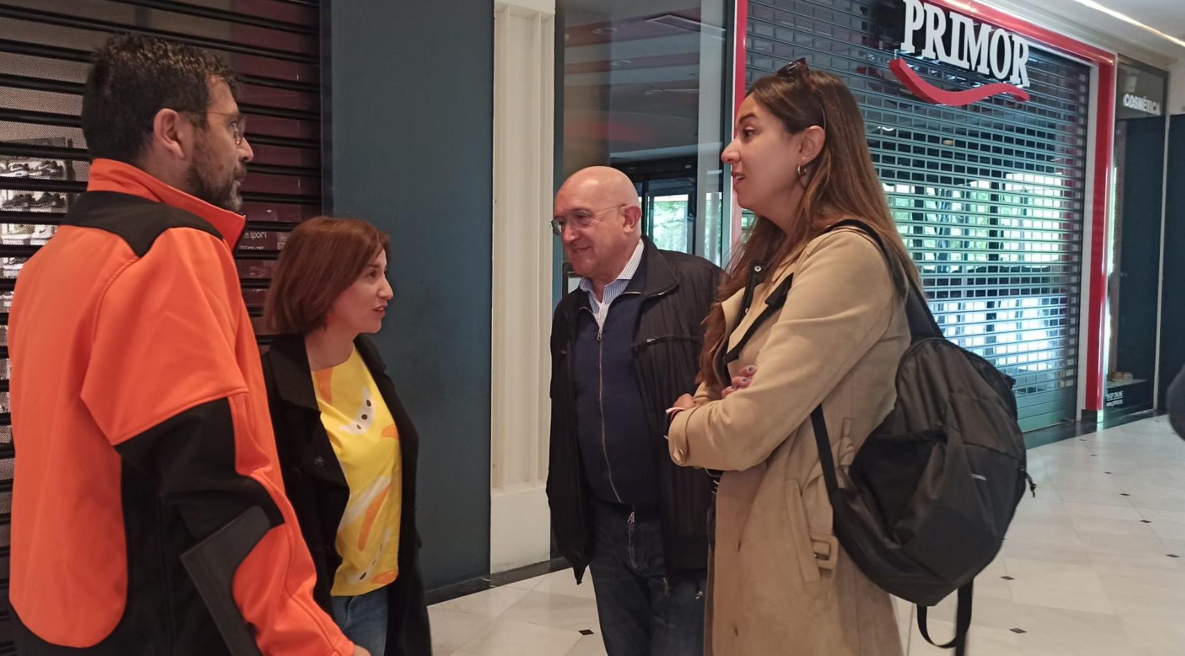 Alberto Bustos, María Sánchez y Jesús Julio Carnero