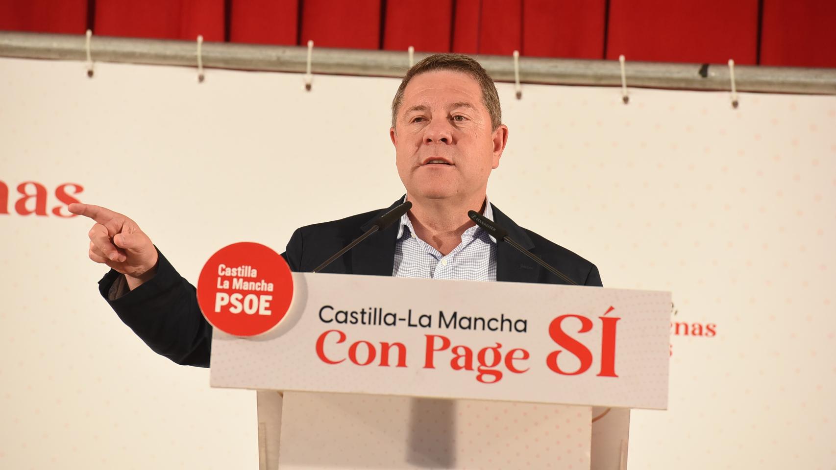 Emiliano García-Page en Madridejos (Toledo). Foto: PSOE CLM.