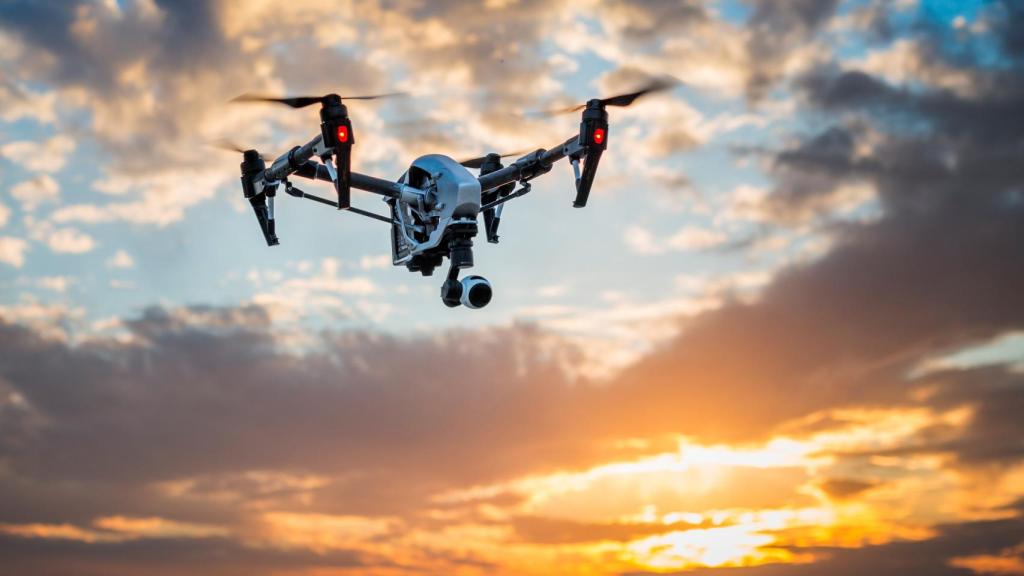 Imagen de archivo de un dron.