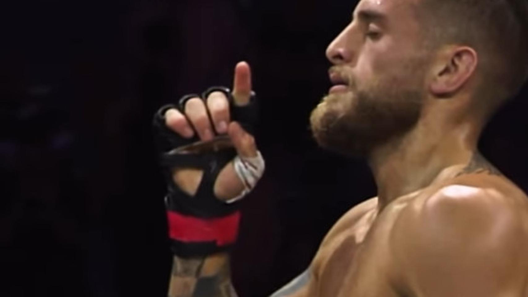 Aleksandre Topuria, tras su victoria ante Segas