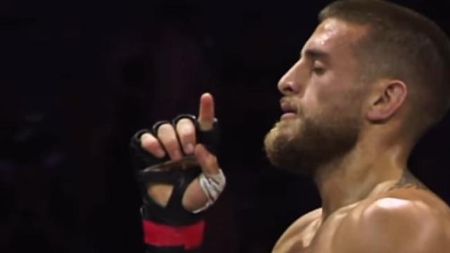 Aleksandre Topuria, tras su victoria ante Segas