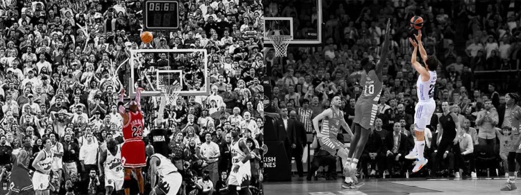 Michael Jordan y Sergio Llull