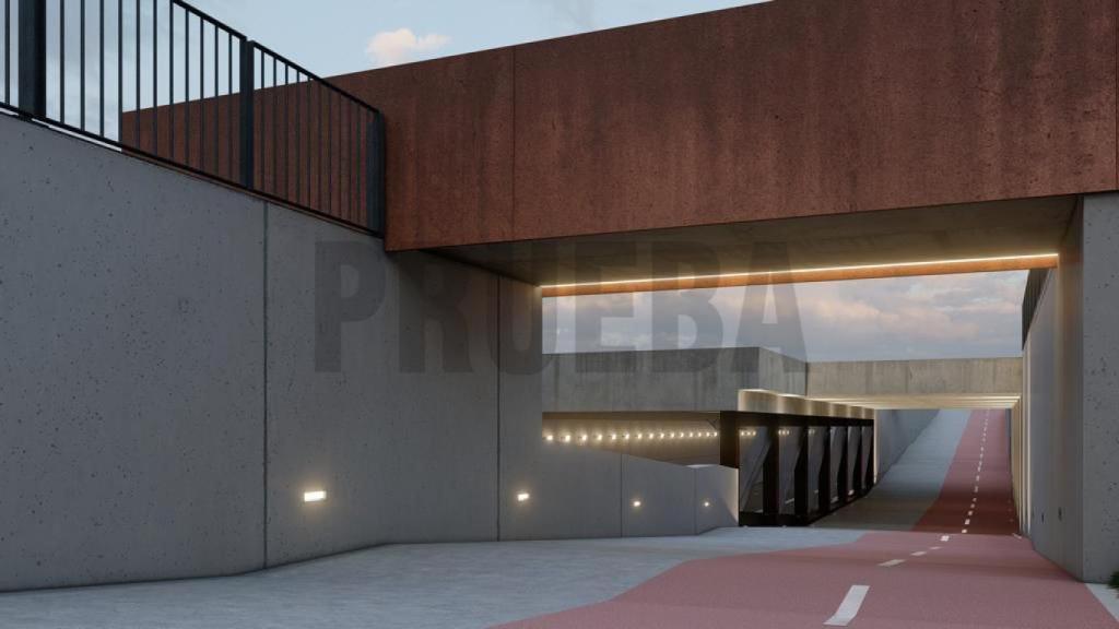 Paso para peatones en Arco de Ladrillo
