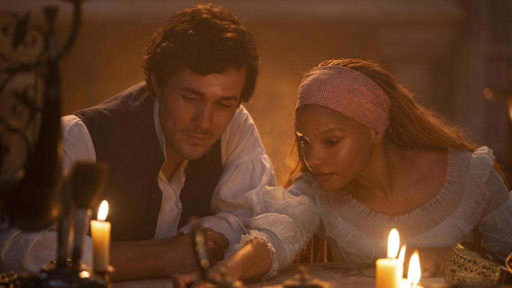 Arie y el príncipe Eric en 'La sirenita'.