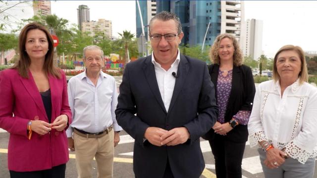 El candidato del PP de Benidorm Toni Pérez.