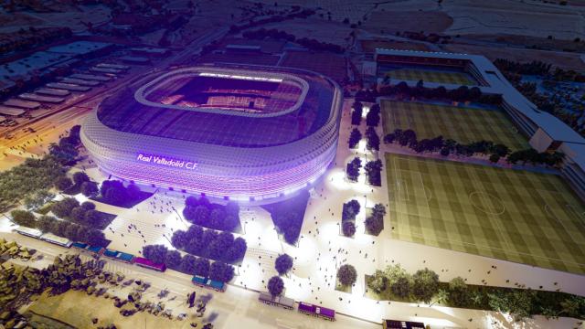 Recreación de cómo quedaría el estadio José Zorrilla