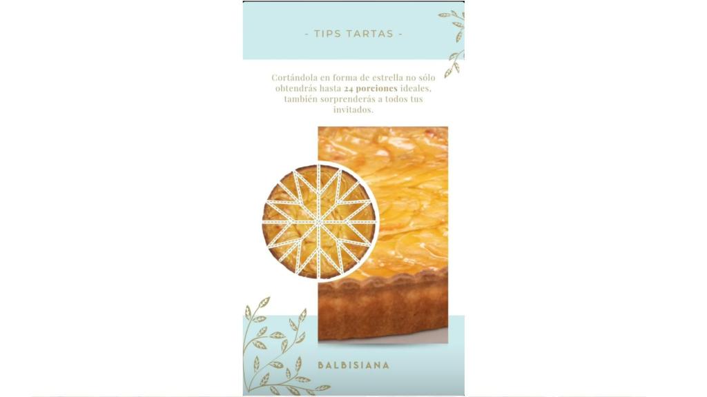 Método 3 para cortar tartas
