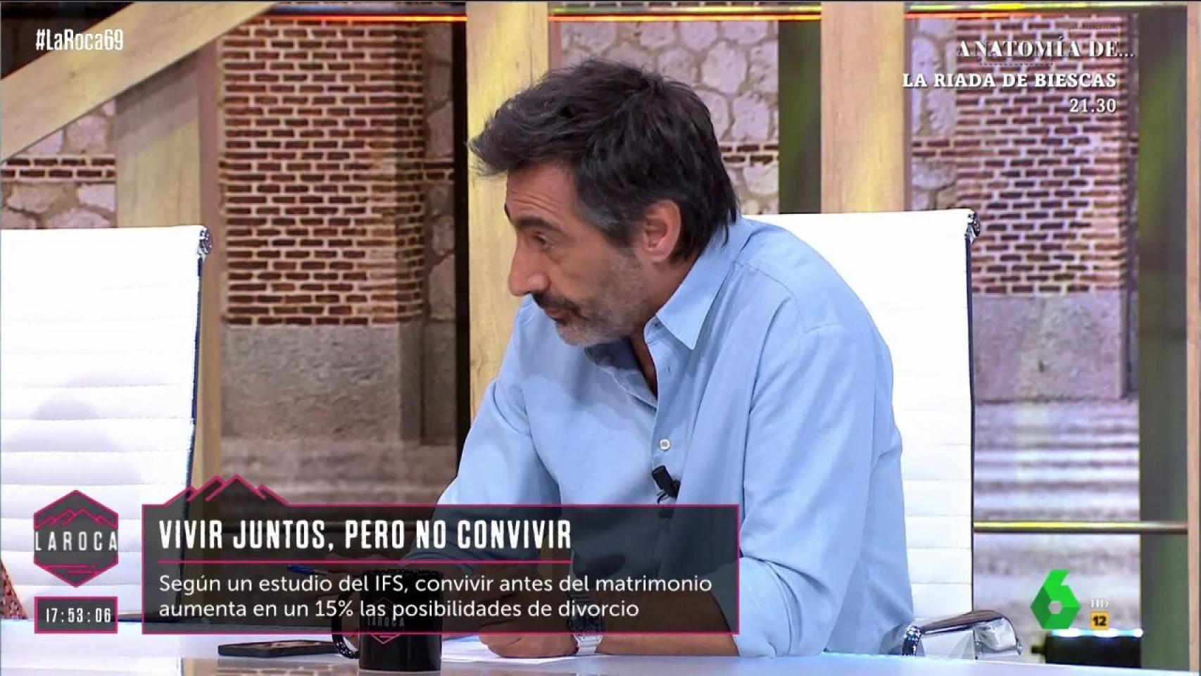 Juan del Val reflexiona sobre las relaciones matrimoniales en laSexta: Algo estamos haciendo mal, no funciona
