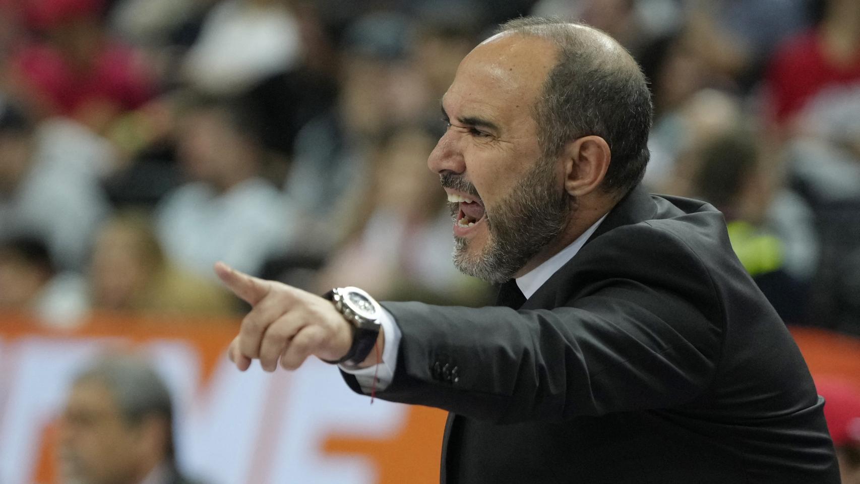 Chus Mateo, durante la Final Four de la Euroliga
