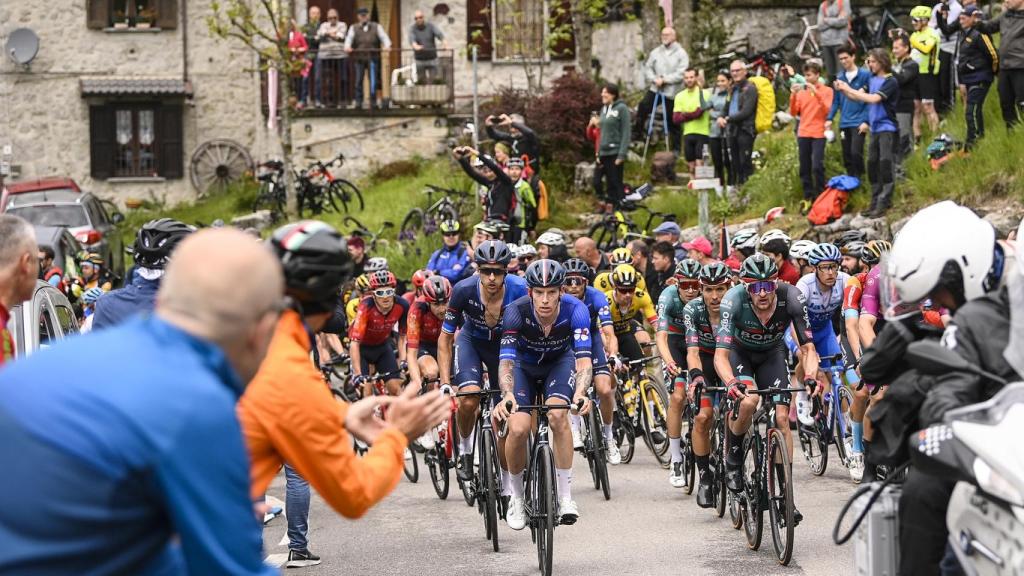 Un instante de la etapa 15 de este Giro de Italia.