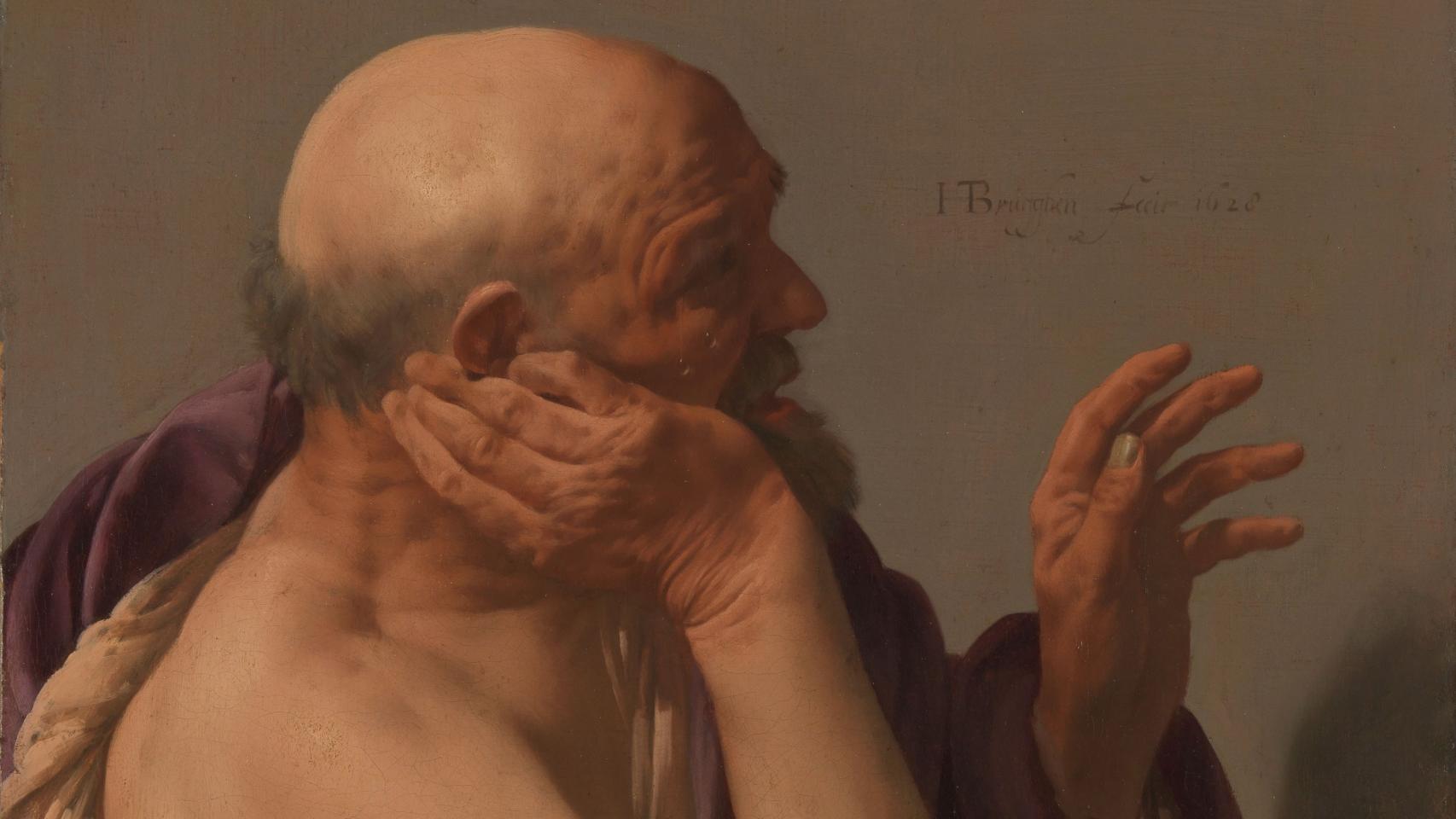 Heráclito según el pintor Hendrick ter Brugghen (1628)