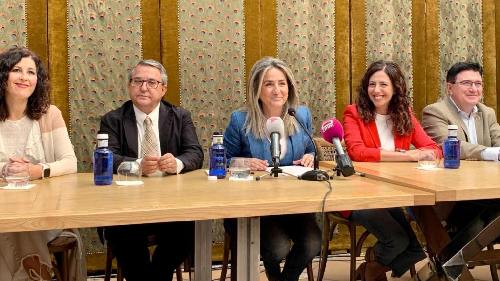 Milagros Tolón durante su comparecencia.