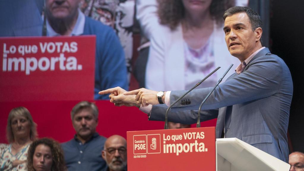 Pedro Sánchez en Santander.