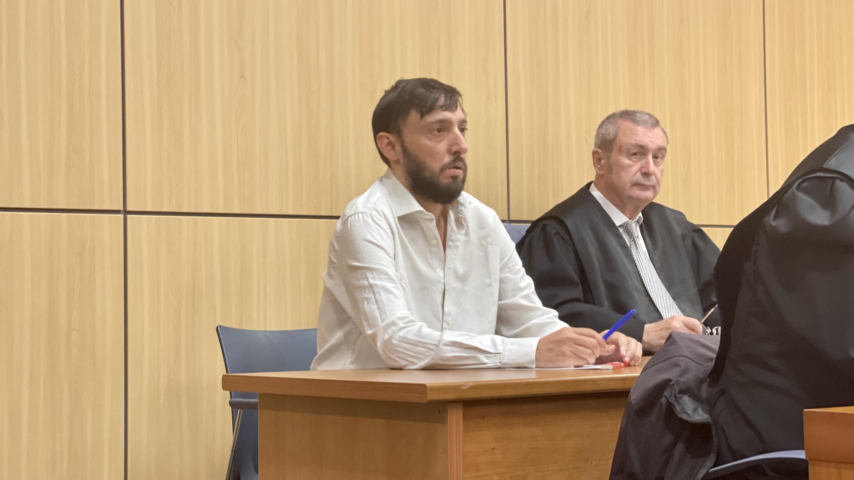 Alberto, acusado del asesinato de Cristina, este lunes en el inicio del juicio.