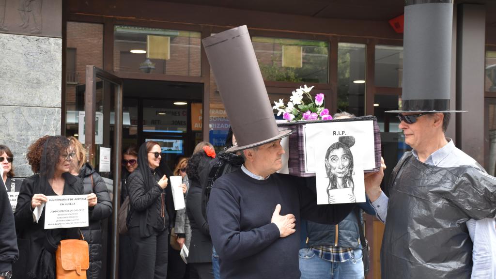 El entierro de la Justicia en Valladolid