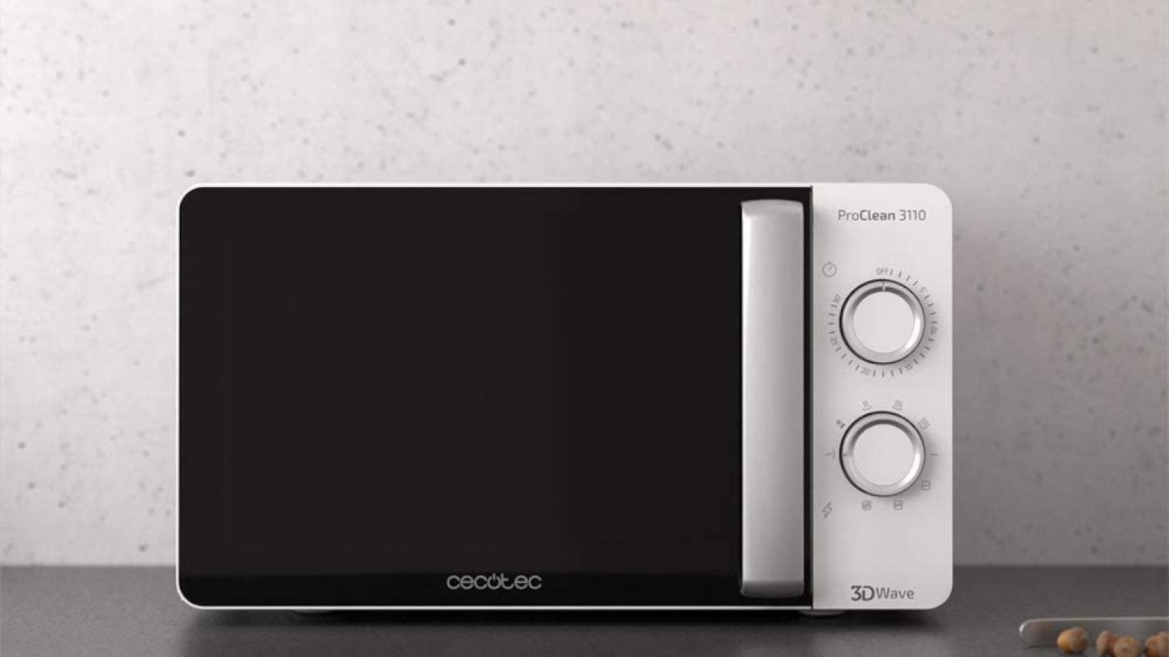 Llévate ahora el microondas de Cecotec más vendido de Amazon ¡con un 37% de descuento!