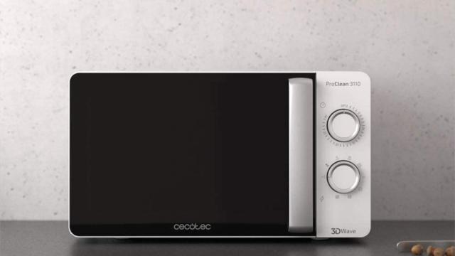 Llévate ahora el microondas de Cecotec más vendido de Amazon ¡con un 37% de descuento!