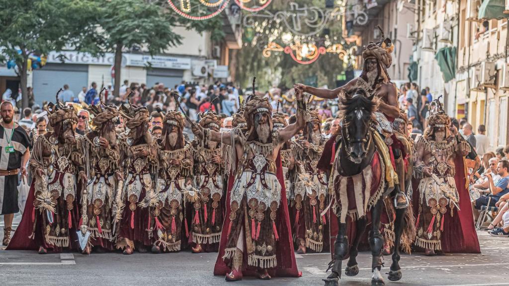 Foto de los Moros y Cristianos de San Blas, en imagen de archivo.