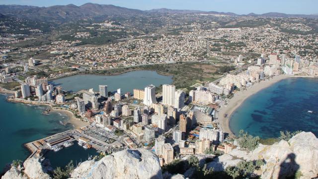 Panorámica de Calpe, en imagen de archivo.