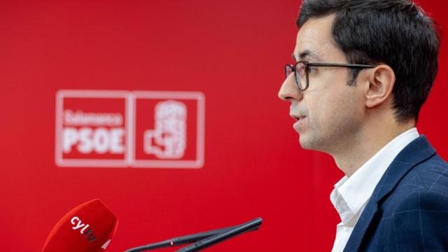 El candidato socialista a la Alcaldía de Salamanca, José Luis Mateos