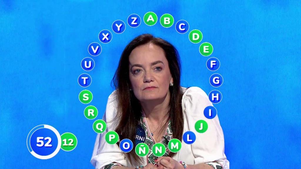 Encarni Bonillo en 'Pasapalabra'.