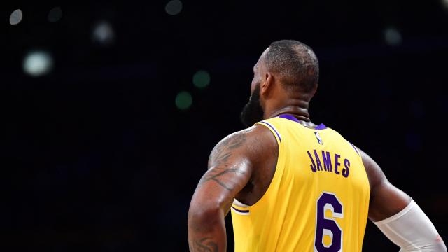 LeBron James, con Los Angeles Lakers
