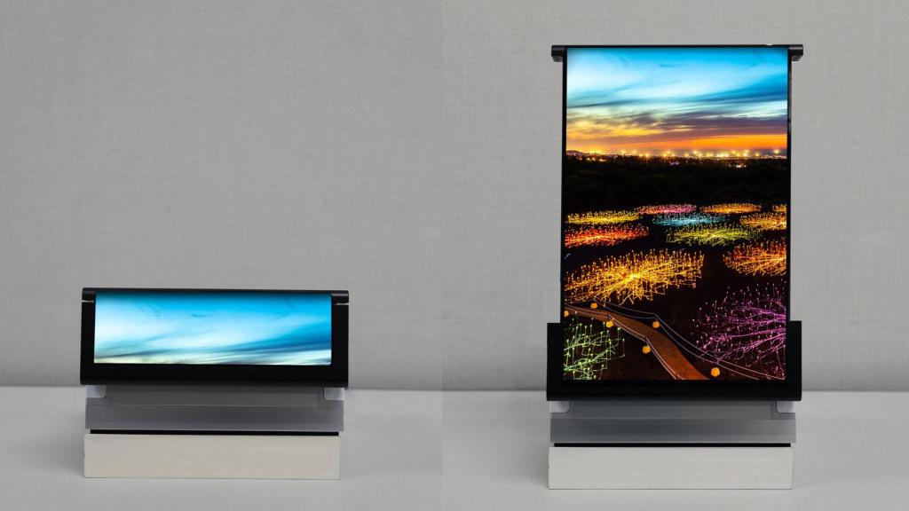 La nueva pantalla enrollable de Samsung