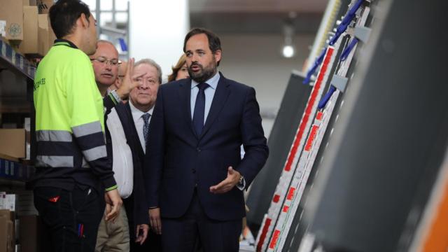 Núñez en el centro distribuidor que Cofarta tiene en Olías del Rey (Toledo).