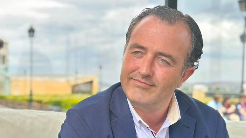 David Moreno, en un momento de la entrevista con Eusebio Cedena