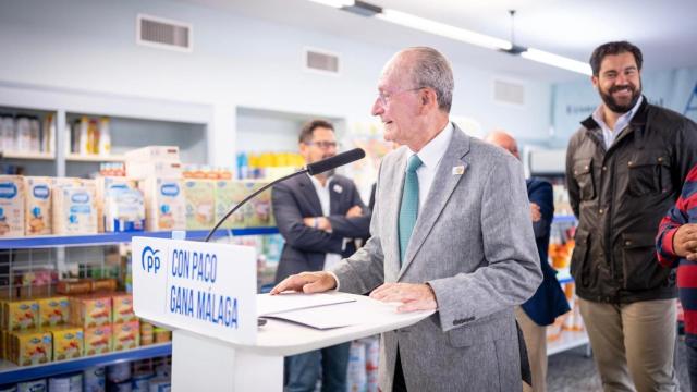 Imagen de Francisco de la Torre en un acto de campaña este martes.