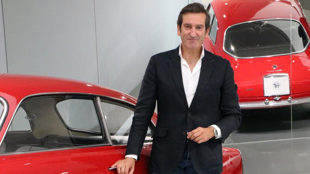 Alejandro Mesonero-Romanos, en el museo de Alfa Romeo en Arese, Italia.