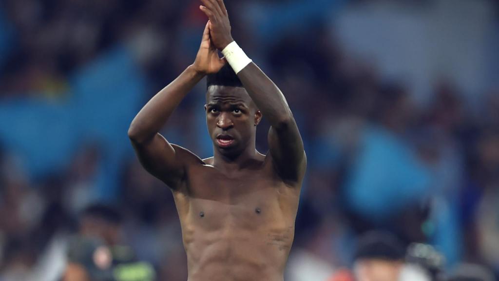El delantero del Real Madrid Vinicius.