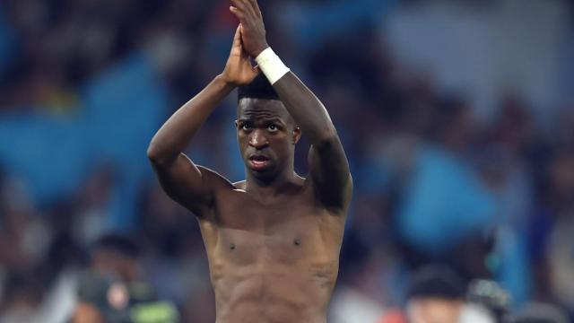 El delantero del Real Madrid Vinicius.